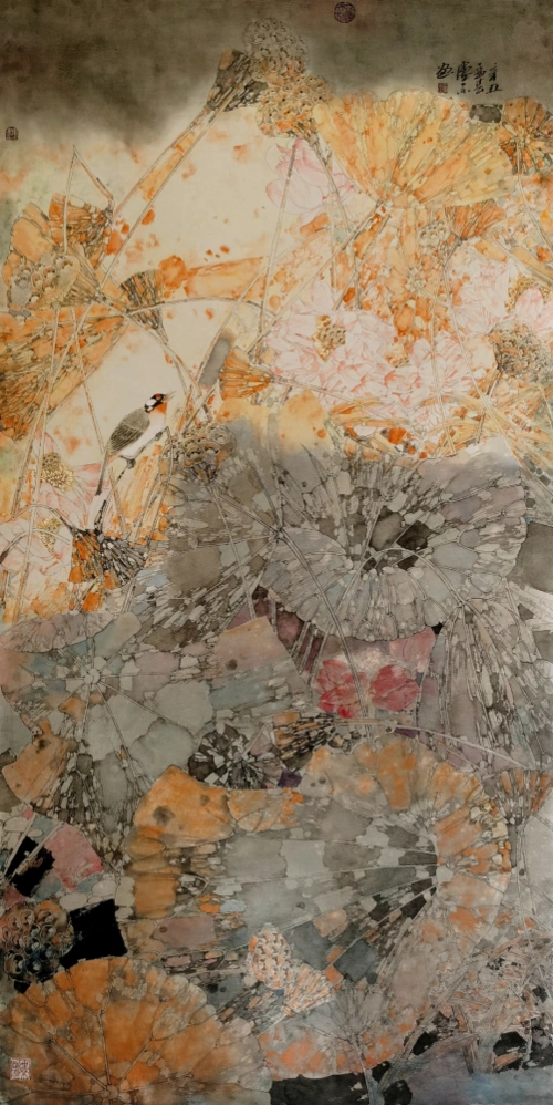 当代中国画名家卢东作品赏析_腾讯新闻