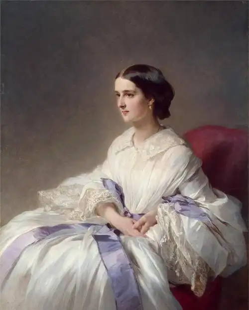 这古典人物油画真是唯美至极,犹如天仙,大师佳作