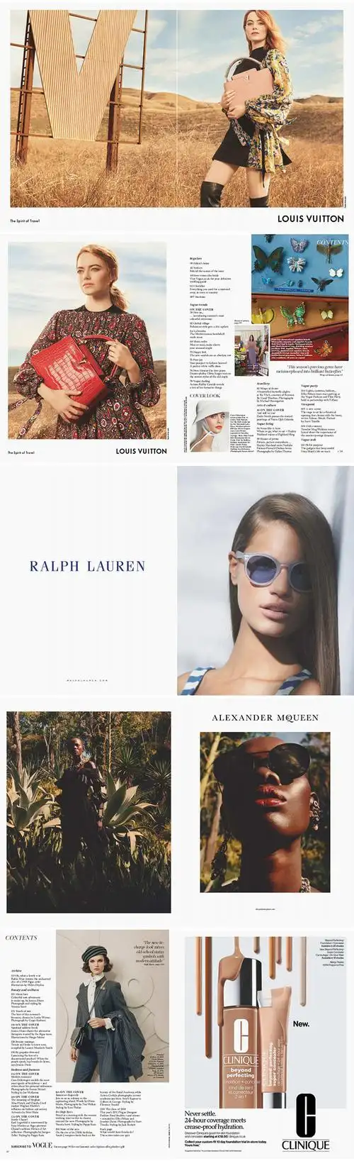 英国vogue时尚杂志pdf电子版2018年合集11期