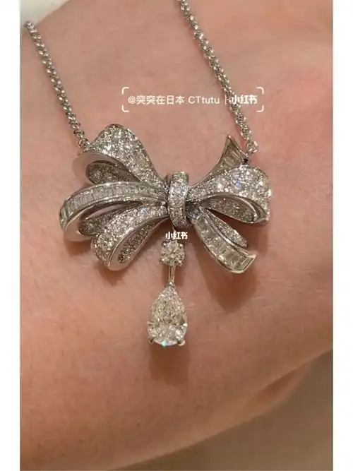 graff蝴蝶结项链