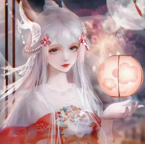 动漫头像 女头 古风 闪耀暖暖 春节套「鹿鸣云泽」 画师:匹匹匹匹匹匹