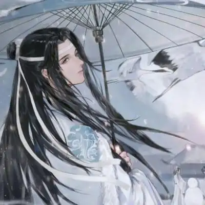 古风头像,魔道祖师蓝忘机,墨香铜臭,微博@热心市民马达先森