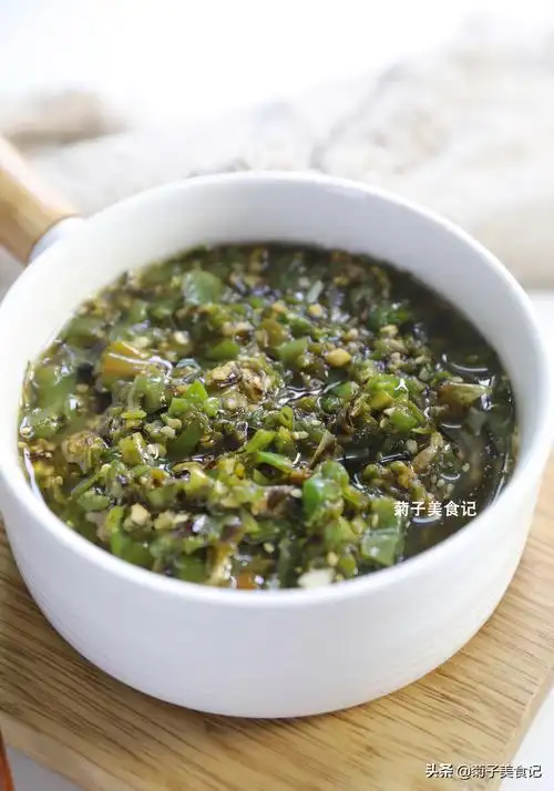 青辣椒酱的做法 做法简单又易学,爱吃辣的朋友别错过 - 生活 - 布条