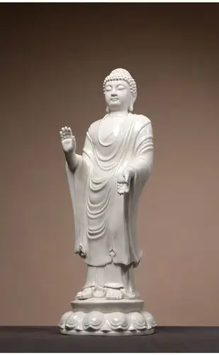 陶瓷大号站立佛像大日如来佛祖阿弥陀佛摆件寺庙家用供奉镇宅摆设