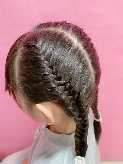 儿童编发  #编发教程  #鱼骨辫
