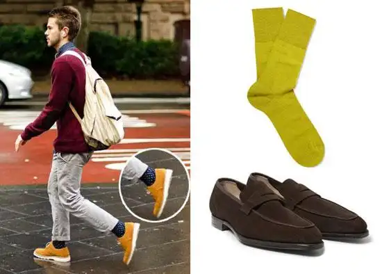 时尚课堂:鞋子决定品位 男士鞋袜穿搭指南