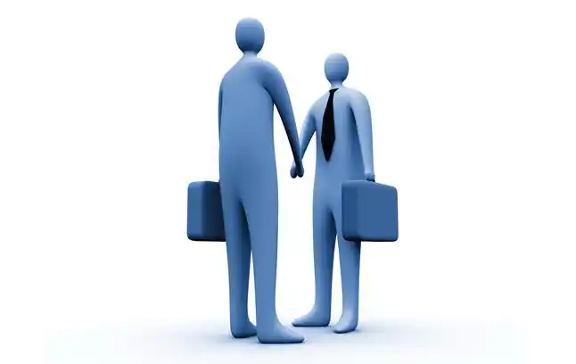 商务合作3d小人系列ppt素材图片