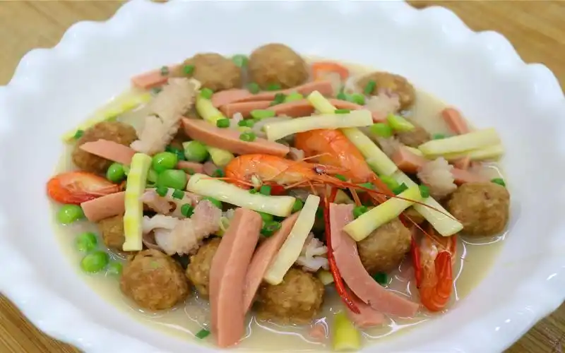 川菜师傅教你烩三鲜做法营养美味老少皆宜招待客人也很有面子