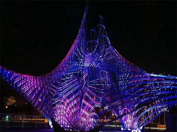 园林景观雕塑灯光照明设计照亮园林之美