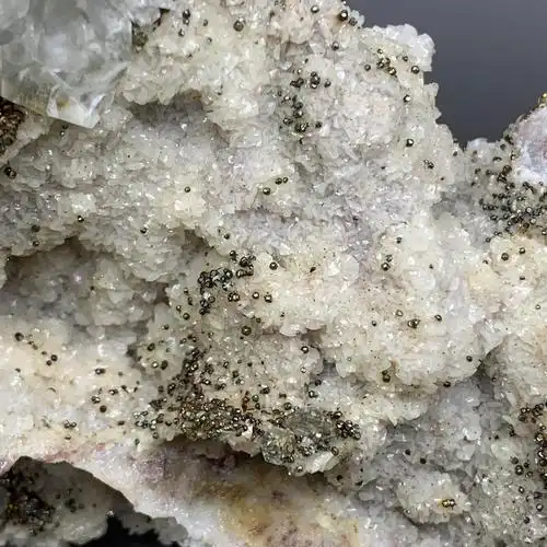 天然方解石硫铁矿白云石共生矿物晶体矿石标本原石摆件