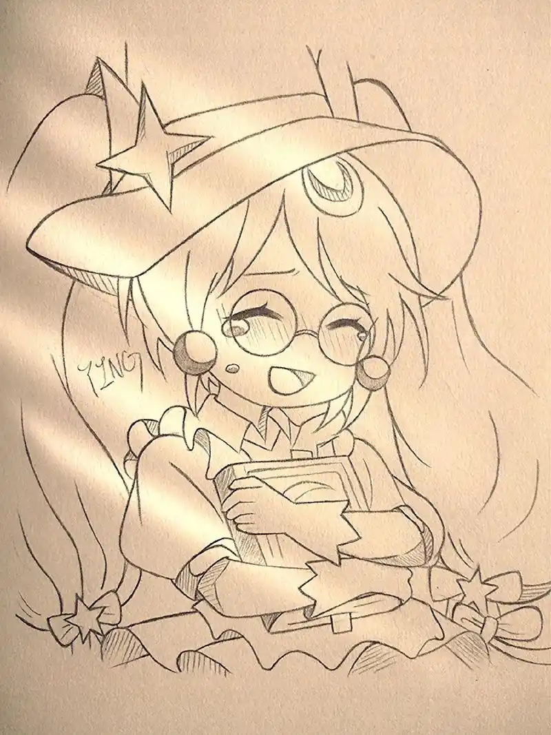 安琪拉 #手绘临摹 #日常绘画 【 过程 - 抖音