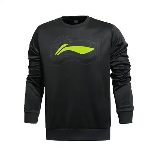 li-ning 李宁 李宁男装运动服男针织卫衣休闲套头衫awdh169-1-5-6