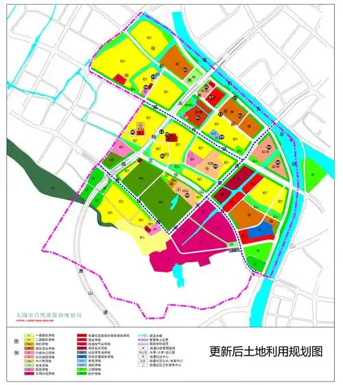 无锡市中心城区控制性详细规划城中-北塘-惠山-盛岸管理单元动态更新
