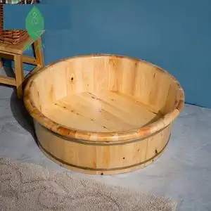 香柏木洗澡大木盆老人沐浴盆加厚泡澡盆洗衣盆宝宝洗澡坐浴盆家用