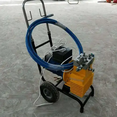 邢台供应小型无气腻子真石漆腻子粉墙喷涂机,移动方便,操作简单