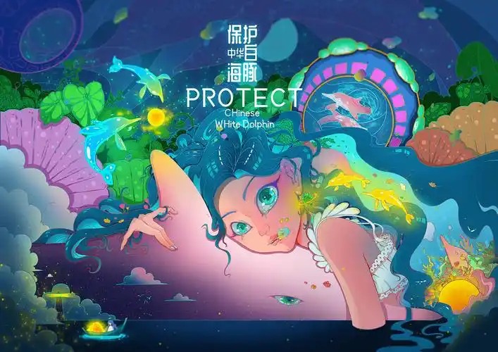 保护中华白海豚主题/珠海设计周分会展厅场官方主图