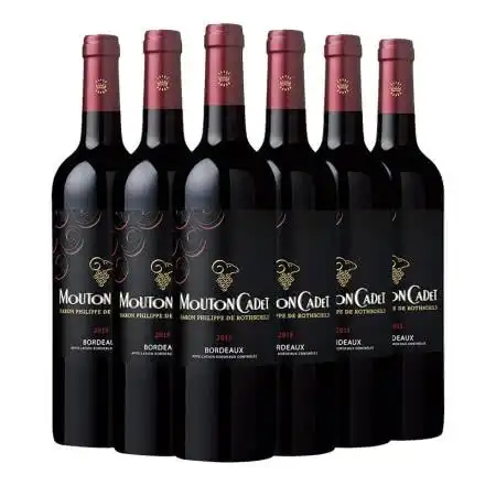 法国进口红酒 木桐嘉棣红葡萄酒750ml(6瓶装)(又名:木桐嘉隶红葡萄酒)