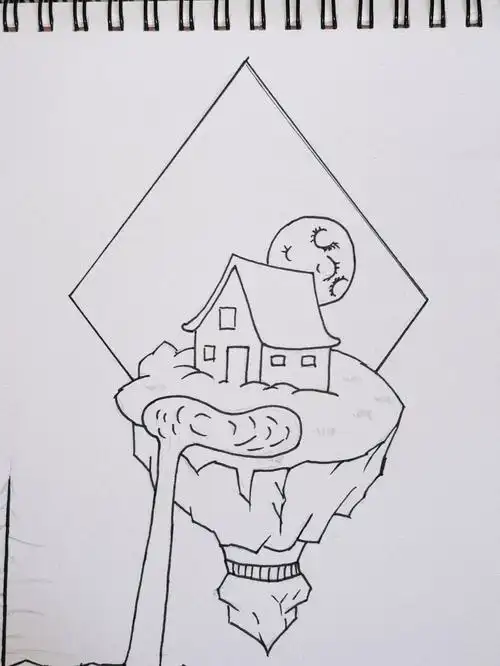 黑咒岛的人简笔画