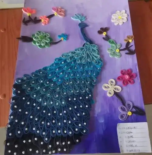 2019级学前教育三班手工作品展示