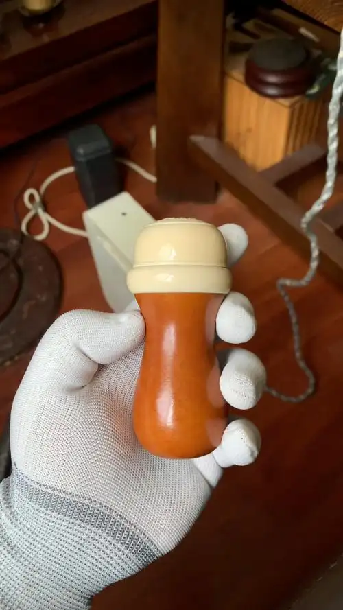 半老 一汪水 竹蛉葫芦 高10厘米 口径4.75厘米 肚径4.