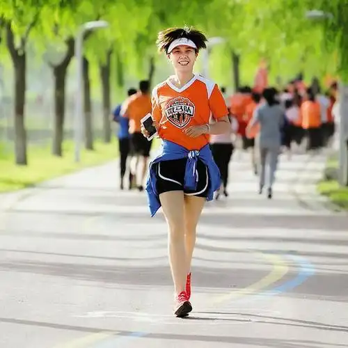 微马志愿者吴建萍把跑步当成一种习惯