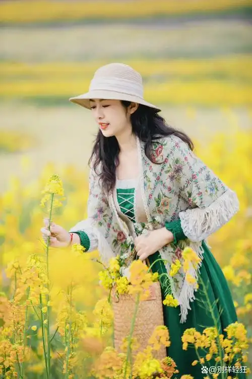 春天必拍的油菜花人像,再不拍就没有啦9894