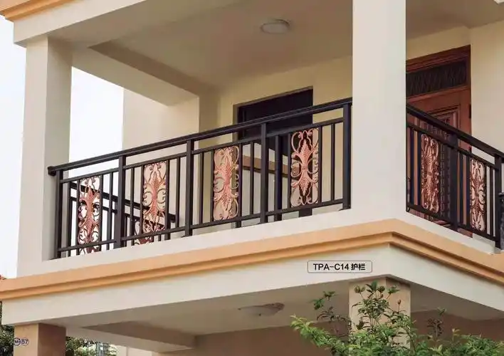 护栏铝艺护栏铝合金护栏铝合金阳台护栏佛山天谱安护栏厂家