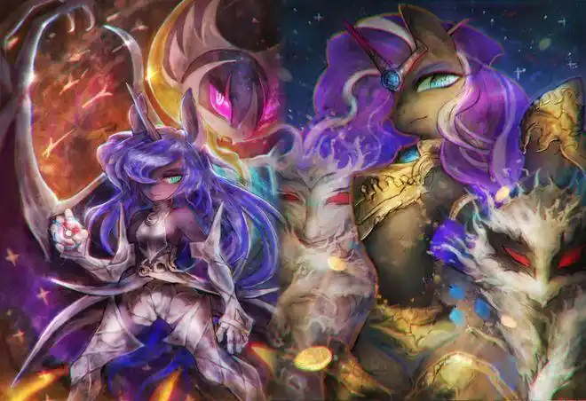 小马被邪魅侵蚀,珍奇变妖狐,宇宙公主获得星尘力量|狐妖|黑化|月亮