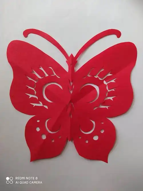 27 写美篇同心抗疫情 居家学剪纸《对折剪~蝴蝶》 准备:脸盆,毛巾