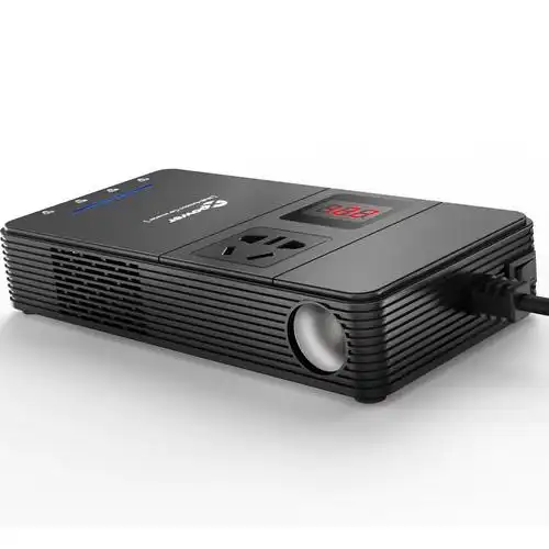 高欣多功能车载12v24v220v汽车电源转换器点烟器电源转换器