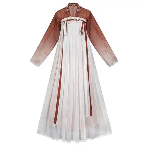 云间雪唐制对襟齐胸襦裙套装