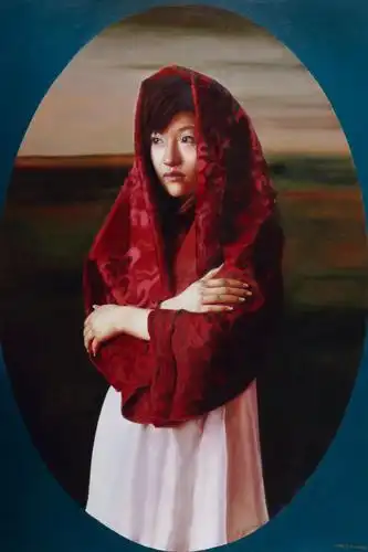 0453 2010年作 远方的歌声 布面油画