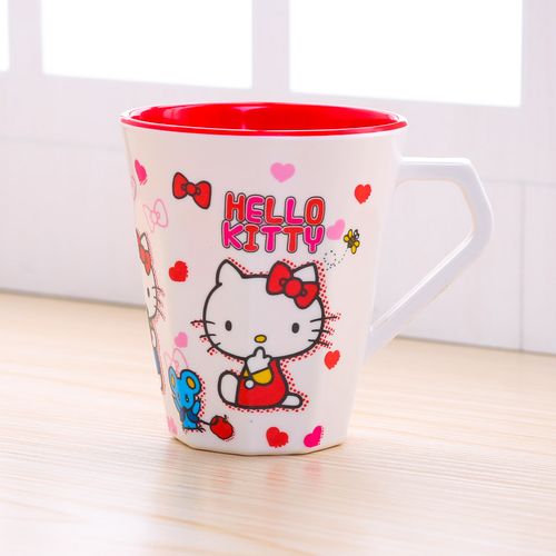 创意洗漱杯卡通家用塑料杯子可爱儿童牙缸牙刷杯情侣漱口杯刷牙杯 红