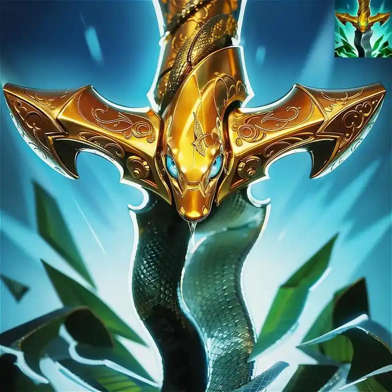 高清还原英雄联盟传说装备刺客篇.-巨蛇之牙-夜之锋刃-守护天 - 抖音