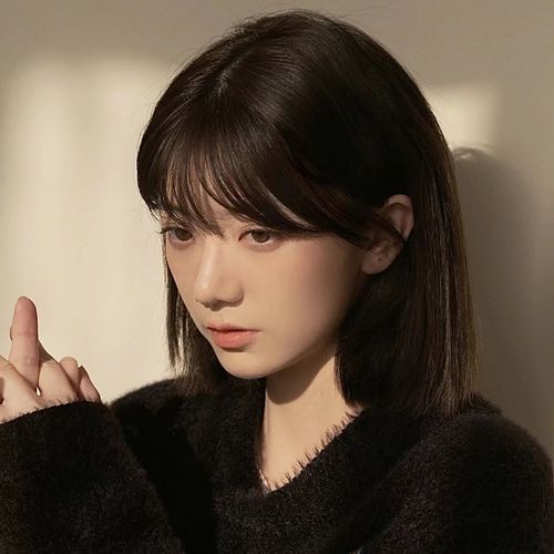 甜美短发女自然仿真全头套夏季圆脸学生减龄齐耳短发初恋头假头套