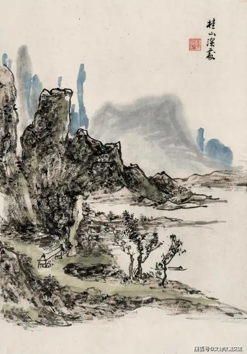 黄宾虹 |《黄山汤口》3.45亿创造书画拍卖奇迹!