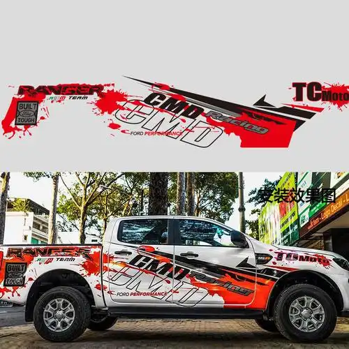 拉力赛车个性车贴定制 卡丁车贴纸wrc赛事改装拉花越野不干胶喷绘