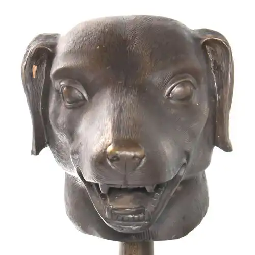 圆明园兽首-狗 黄铜雕塑 塑像