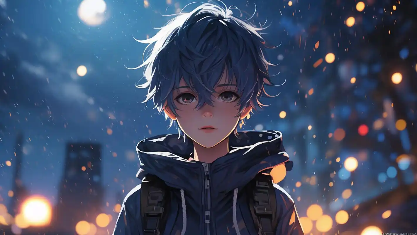 这次给大家带来的是一组超级炫酷的二次元夜空美图横屏壁纸(≧▽≦).