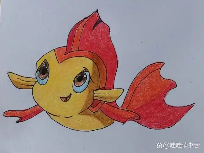 简笔画/(15)和我一起画小鲤鱼