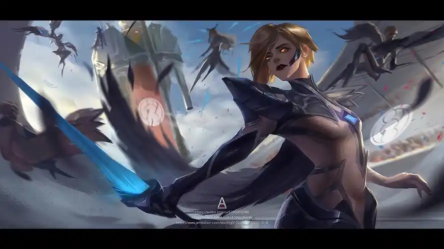 ig冠军皮肤同人图剑姬