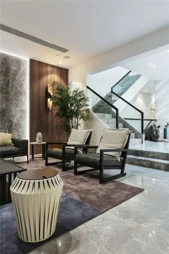 450㎡现代简约别墅豪宅装修案例_效果图_土巴兔装修网