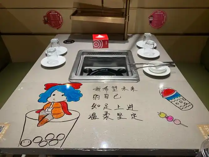 海底捞的桌面装饰也太可了吧