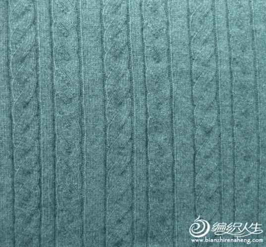 粗线毛衣假麻花针织法