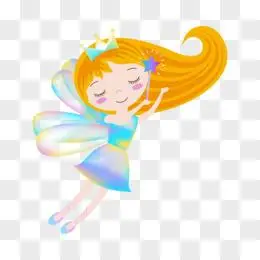 卡通可爱童话小精灵元素