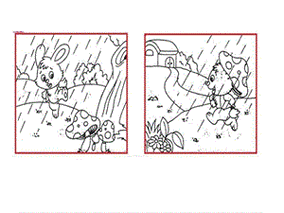 小兔的蘑菇伞看图写话.ppt