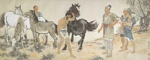 大奇至美徐悲鸿版画展在中共中央党校国家行政学院北校区美育馆开幕