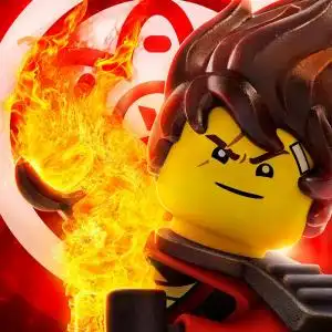 兼容积木乐高幻影忍者系列红火忍者凯的烈焰谍影神龙第九季神龙刀