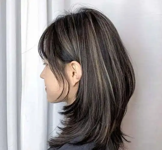 2021年流行"高碎燕尾头"|发尾|发型|鱼尾|发量_网易订阅