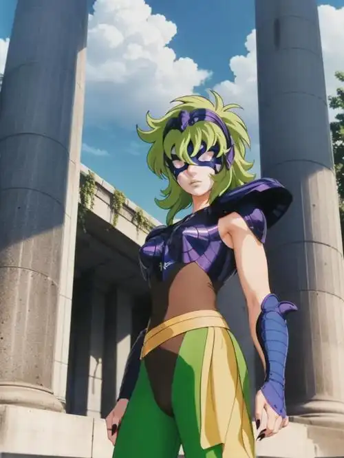 《圣斗士星矢》各种画风的莎尔娜 头像 壁纸